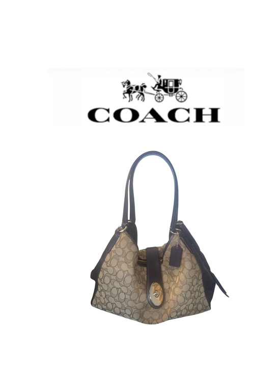 Coach Handbags - Coach Madison Carlyle Signature Canvas Shoulder Bag